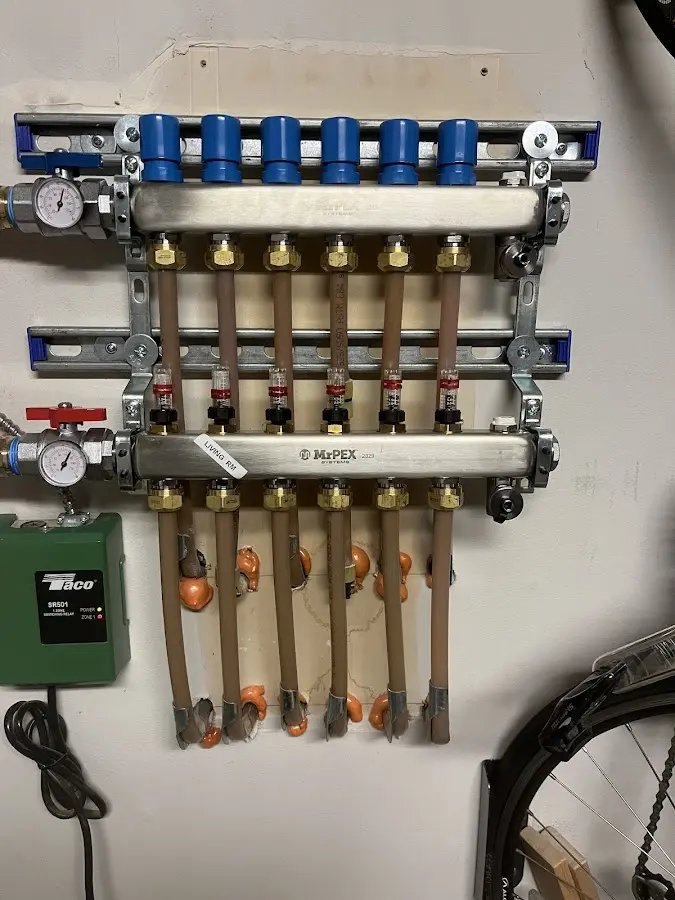 Plumber performing Gas Leak Detection at a residential property in Viera East